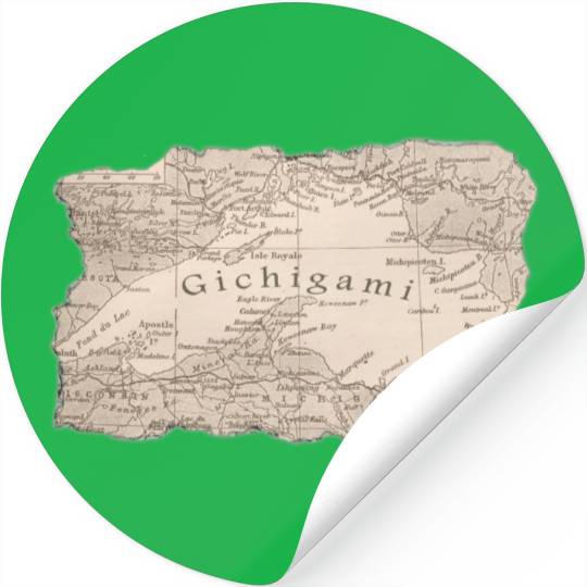 Gichigami Lake Superior Great Lakes Stickers