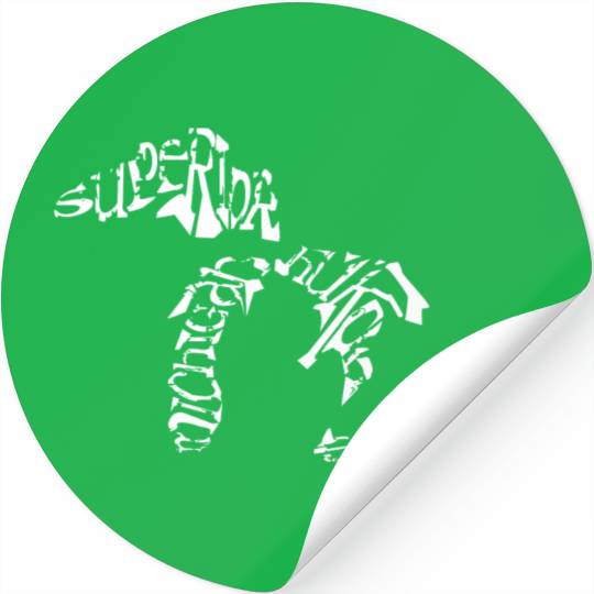 Great Lakes Words Design Stickers