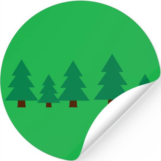 Circle Shamrock Irish Ireland Stickers
