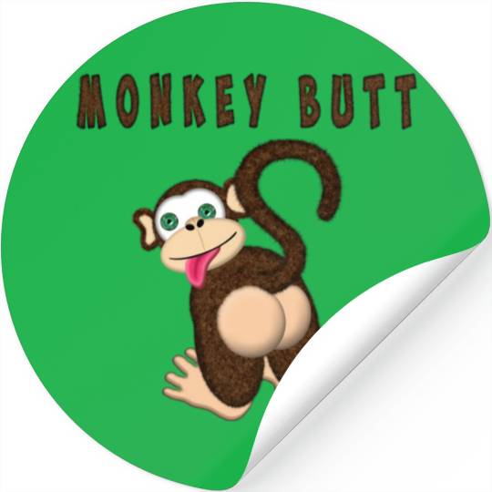 Monkey Butt Stickers