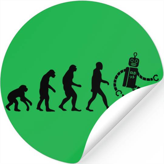 evolution robot Stickers