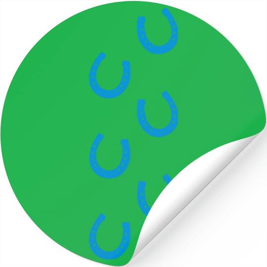 Horseshoe pattern Stickers