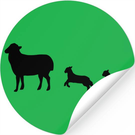 Sheep, lamb, lambs Stickers