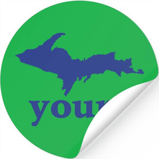 Up Your Vector Funny Upper Peninsula Stickers