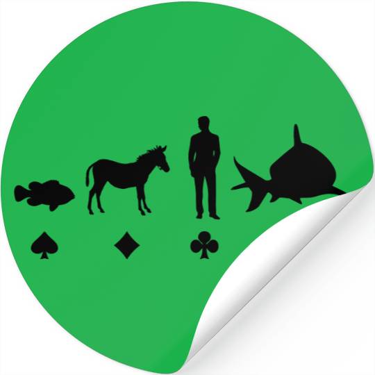 Evolution Poker Stickers