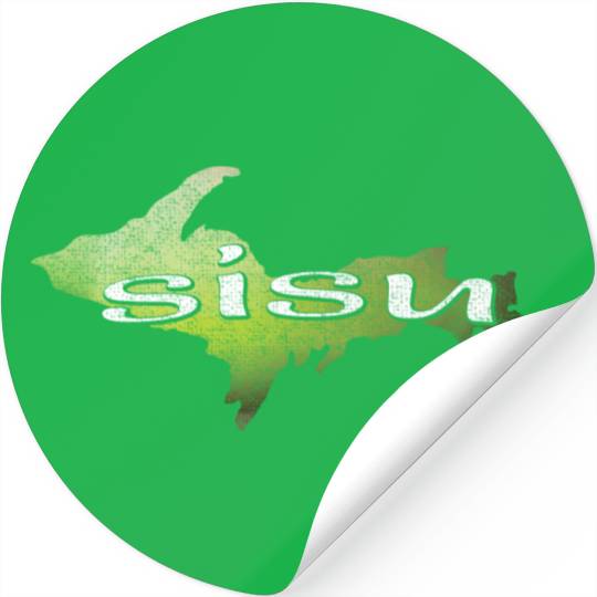 U.P. SISU Upper Peninsula Michigan Finland Finnish Stickers