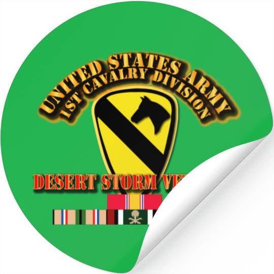 Army - 1st Cavalry Division - Desert Storm Veteran Stickers