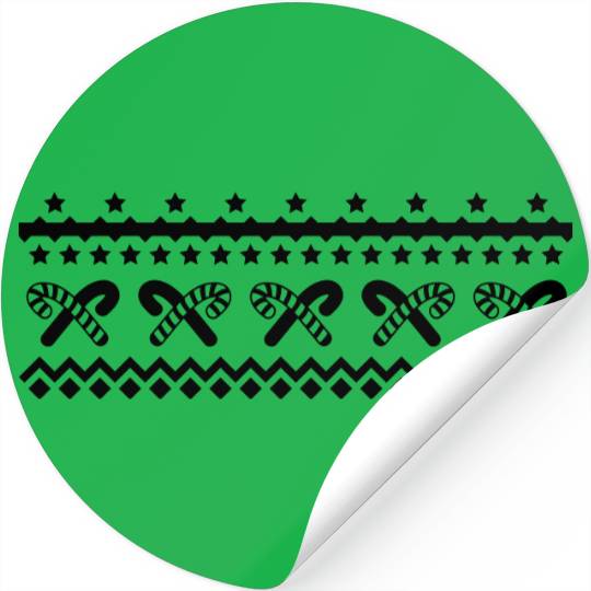 christmas candy canes Stickers