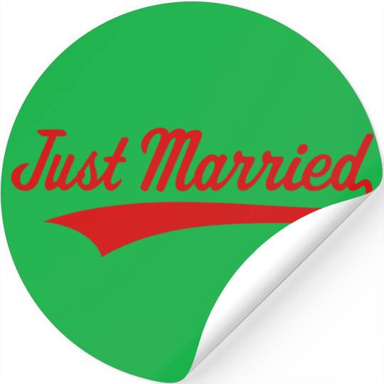 Just Married (Marriage / Wedding) Stickers