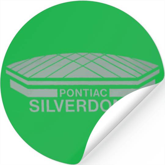 Old School Vintage Pontiac Silverdome Stickers