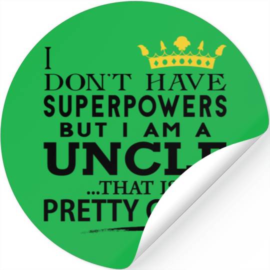 SUPER UNCLE! Stickers