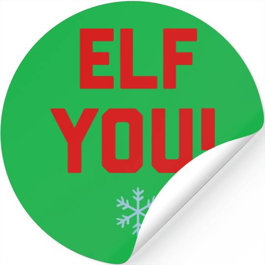 Elf You Stickers
