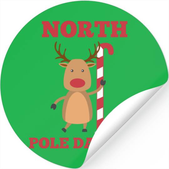 North Pole Dancer Stickers
