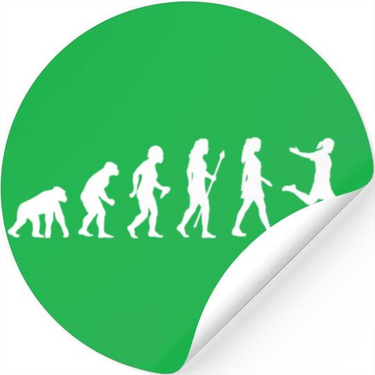 Women's Soccer Evolution Stickers