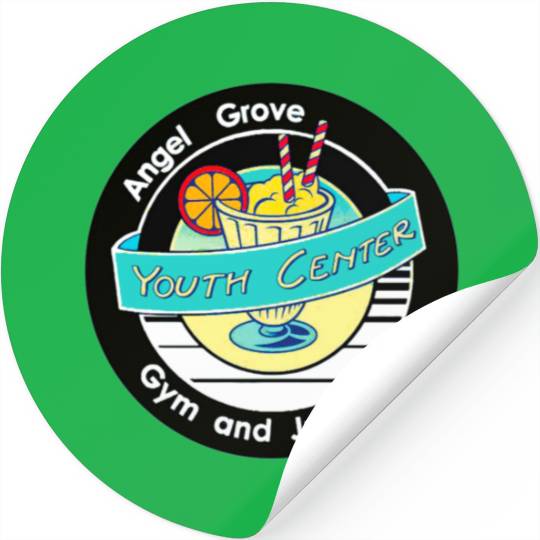 Angel Grove Youth Center - Gym & Juice Bar Stickers