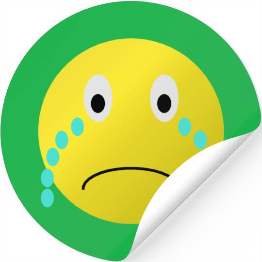 Cry Smiley Stickers