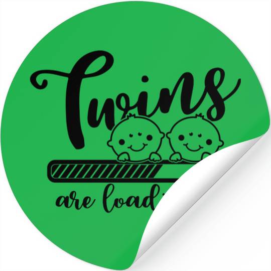 Twins loading - Baby - Love - Family - Toddler Stickers