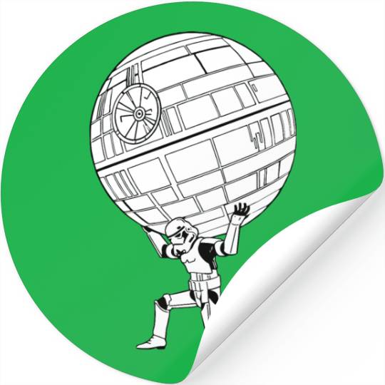 Funny Star Wars Stormtrooper art Stickers