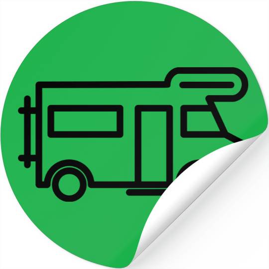 Caravan Icon Stickers