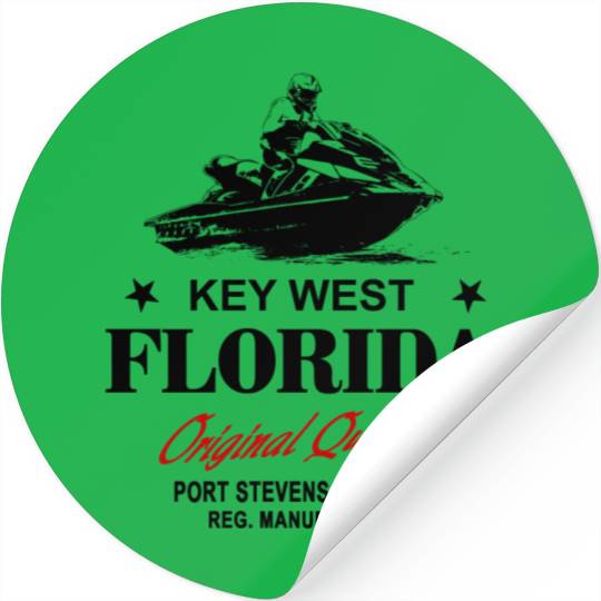 Jet Ski - Key West - Florida Stickers