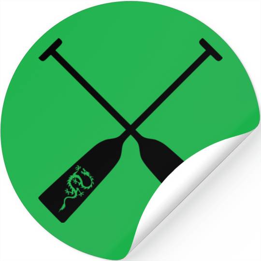 Dragonboat Dragonboating Racing Paddle Dragon Stickers