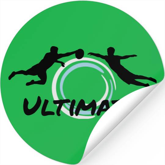 Ultimate Frisbee - men Stickers