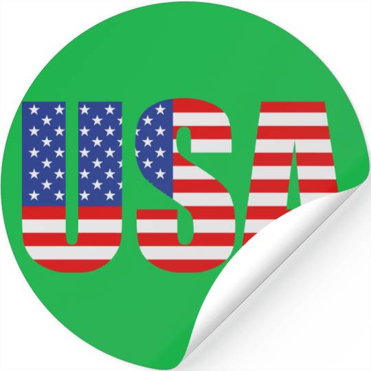 text letters stripes map country america united st Stickers