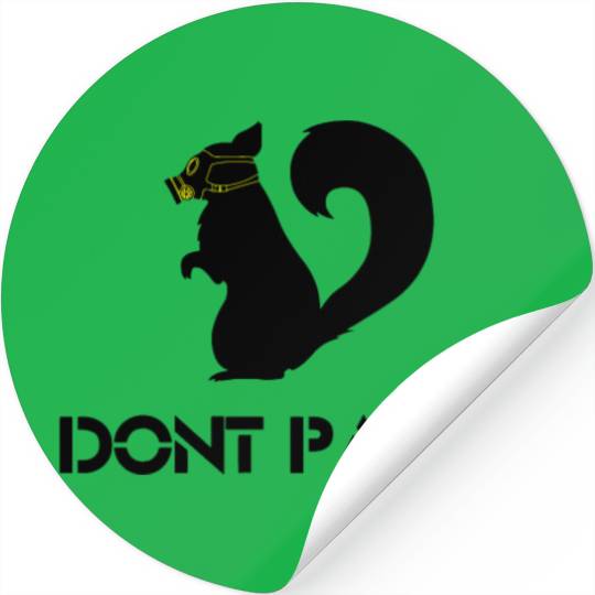 Don't panic squirrel Stickers