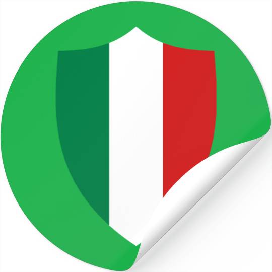 Italy Shield Stickers