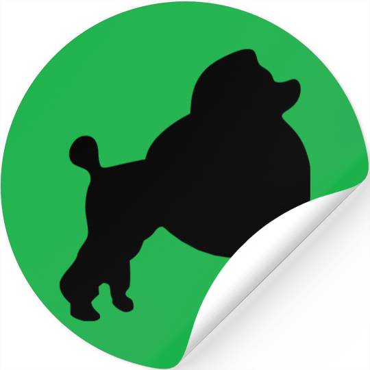 Poodle Dog Stickers