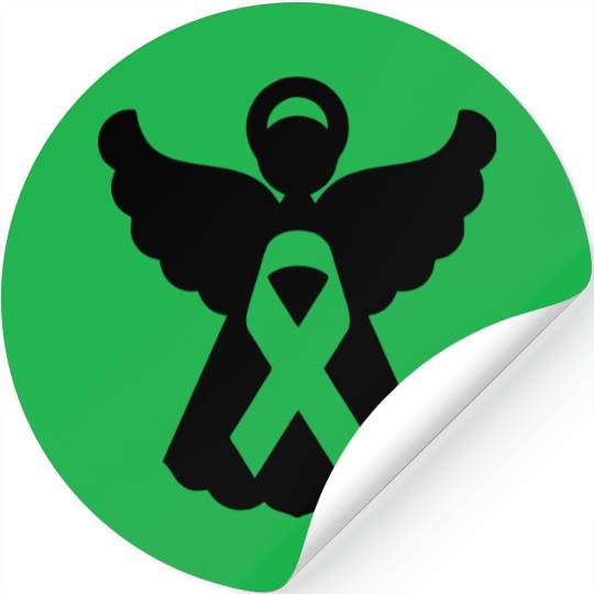 Angel Figure Ribbon Stickers