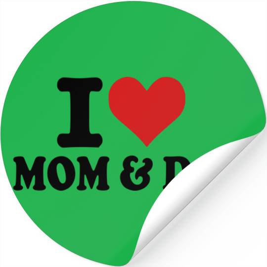Mom & Dad Stickers