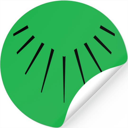 half circle Stickers