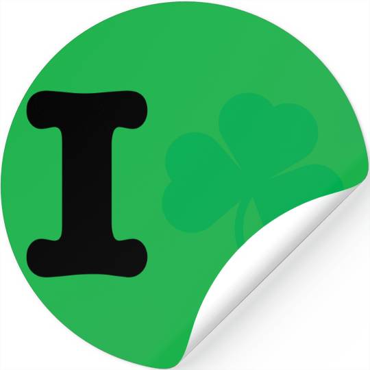 I Shamrock Stickers