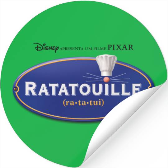 Ratatouille Movie logo Design Disney Stickers