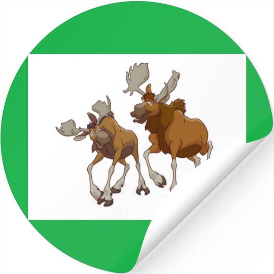 Brother Bear Rutt and Tuke walking Disney Stickers