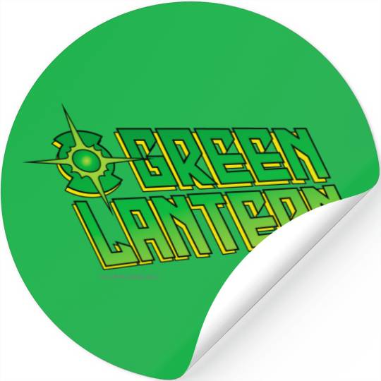Green Lantern Logo - Slanted Stickers