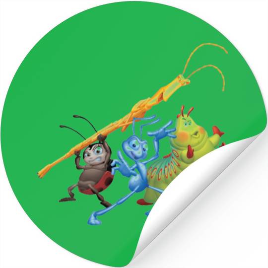 Flik , Heimlich, and Ladybug Disney Stickers