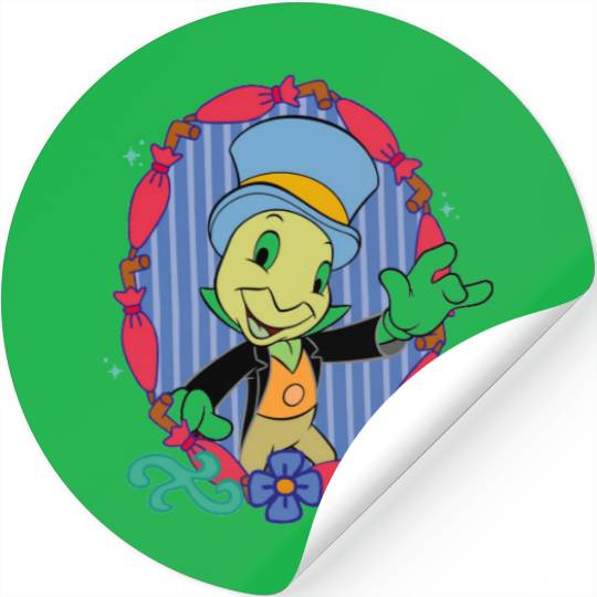 Disney Pinocchio Jiminy Cricket Stickers