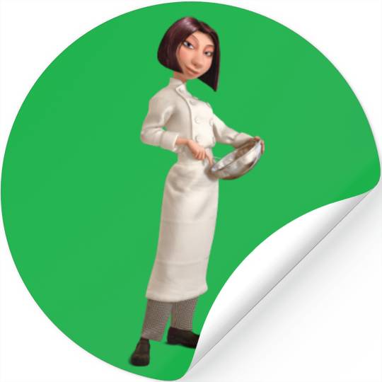 Ratatouille's Colette Chef Disney Stickers