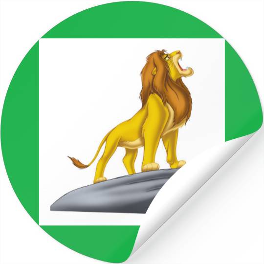 Lion King Mufasa Roaring Disney Stickers