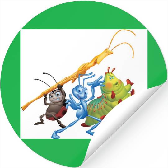 Flik , Heimlich, and Ladybug Disney Stickers