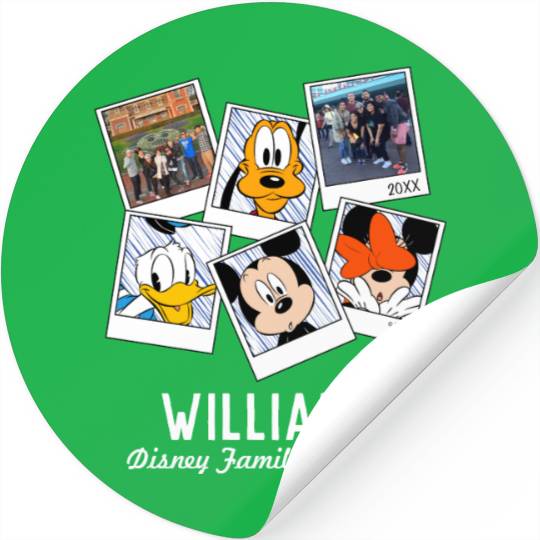 Disney Family Vacation Selfies | Mickey & Friends T- Stickers