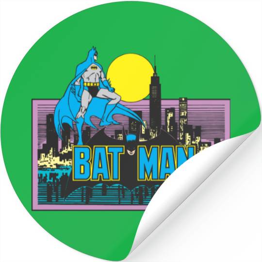 Batman & Letters Stickers