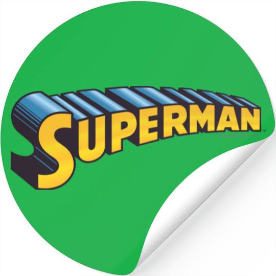 Superman | Classic Name Logo Stickers