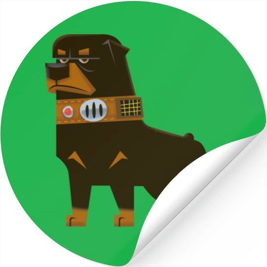 Charles Muntz doberman - Disney Pixar UP Stickers