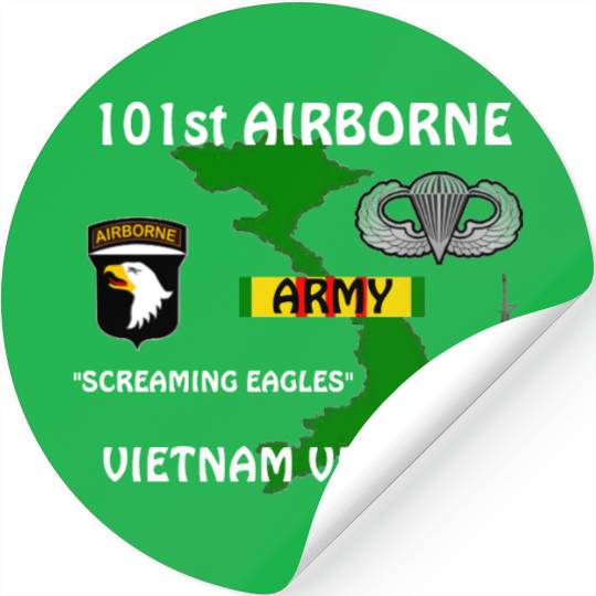 101st Airborne vietnam  2/b Stickers