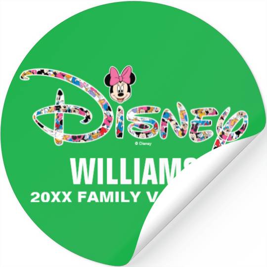 Disney Logo | Minnie & Friends - Family Vacation Stickers
