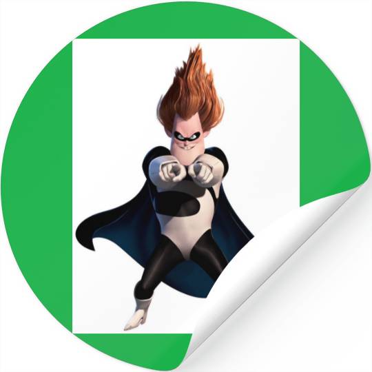 The Incredibles' Syndrome smiles at you Disney Stickers