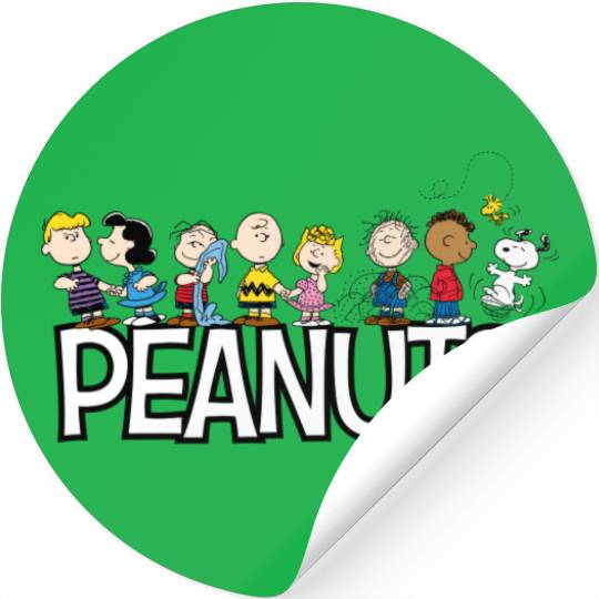 Peanuts Gang Group Lineup Stickers